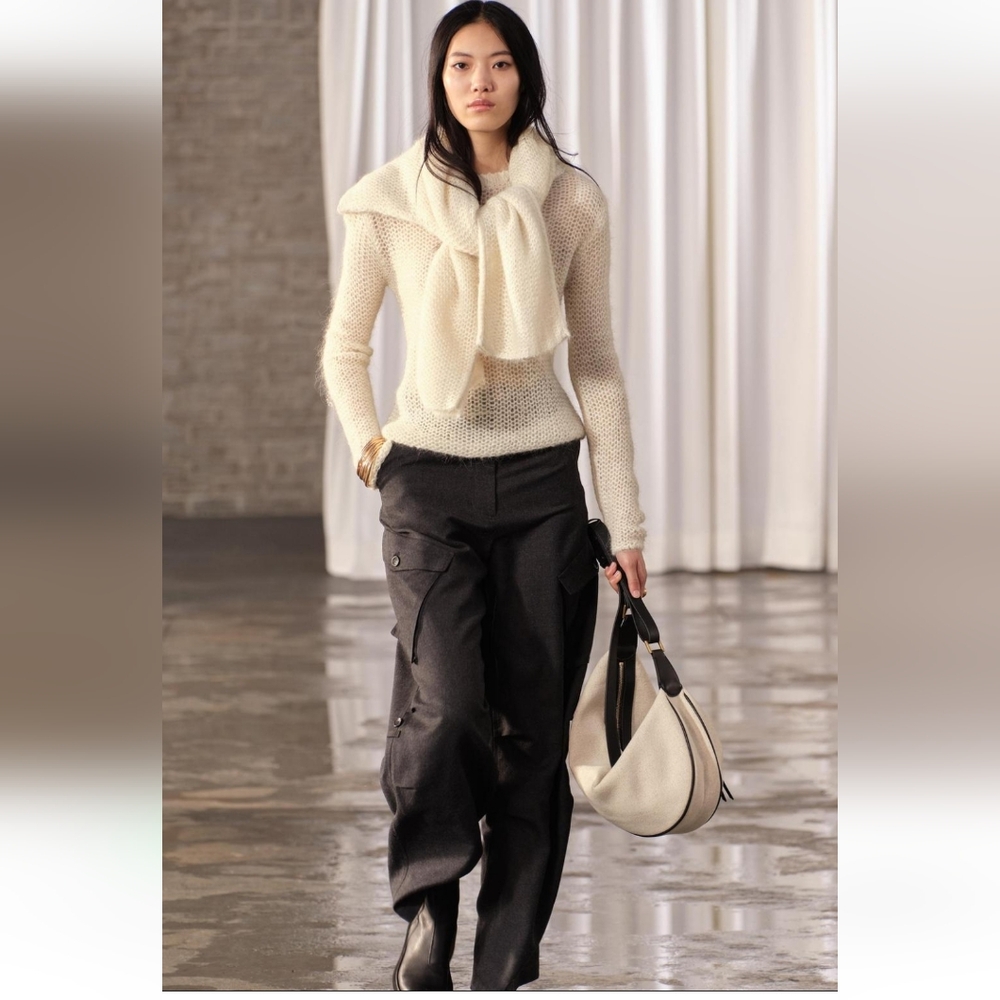 BNWT! Zara wool cargo pants ZW Collection